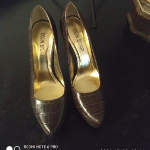 Colin Stuart stilleto, brown, brand new, never worn, size 8 medium
